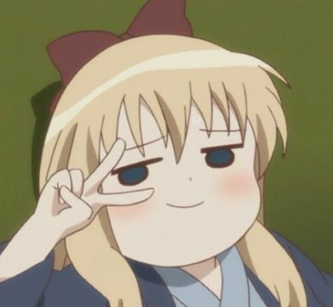 The coolest of cool, aka Kyoko. Anime Reaction, Yuru Yuri, Anime Face, Anime Expressions, Anime Meme, Anime Aesthetic, Profile Pics, Profile Pictures, Cute Anime