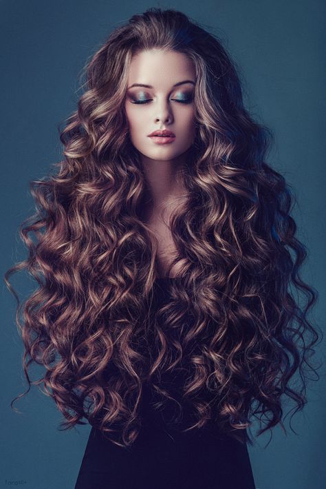 *** by Tarasov on DeviantArt Wavy Hairstyles, Hairstyles Ideas, Long Curly Hair, Dream Hair, Long Curly, Great Hair, Big Hair, العناية بالشعر, About Hair