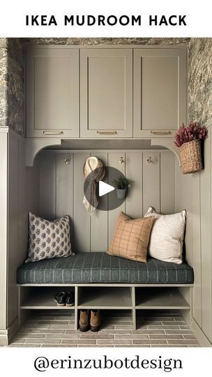 131K views · 404 reactions | Elevate Your Entryway with This DIY IKEA Mudroom Built-in! 🌿🔨 @erinzubotdesign shows how to turn IKEA kitchen cabinets into a stylish and functional mudroom. Her tips on sanding, priming, and painting ensure a perfect finish. 🌟 #MudroomMakeover #HomeProjects #IkeaBuiltIn

Head over to her page for the complete tutorial and endless inspiration! Discover more at @erinzubotdesign! 🛠️✨

©️ All Rights And Credits Reserved To The Respective Owners

👉 Follow @ikeacreativeideas
👉 Follow @ikeacreativeideas
👉 Follow @ikeacreativeideas
.
.
.
.
.
#ikeahack #ikea #ikeahacks #ikeadiy #ikeahome #ikeaideas #ikealover #interiordesign #interiorinspiration #interiorhacks #diy #diyhomedecor #diyideas #diyproject #diycrafts #home #storage #kitchendesign #kitchen #bedroom #li Ikea Doors, Ikea Mud Room, Functional Mudroom, Ikea Built In, Mudroom Makeover, Hallway Inspiration, Ikea Kitchen Cabinets, Mudroom Design, Home Design Diy