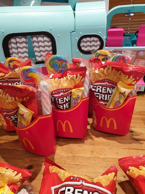 Burger Birthday Party Theme, Mcdonald’s Party Theme, Mcdonald’s Birthday Party Ideas, Mcdonald’s Themed Birthday Party, Mcdonalds Party Ideas, French Fry Theme Birthday Party, Mcdonald’s Birthday, Mcdonalds Themed Birthday Party, Mcdonalds Birthday Party Ideas