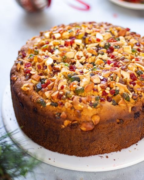 Eggless Tutti Frutti Cake - Bake with Shivesh Cake Problem, Tutti Frutti Cake, Bake With Shivesh, Eid Cake, Inside Cake, Eggless Cake Recipe, Baking Powder Uses, Smooth Cake, Cake Printing