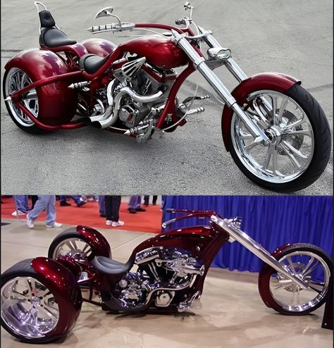 Trikes Motorcycles Custom, Trike Harley, Big Dog Motorcycle, Monster Bike, Custom Built Motorcycles, Harley Davidson Trike, Custom Trikes, Custom Street Bikes, Custom Sport Bikes