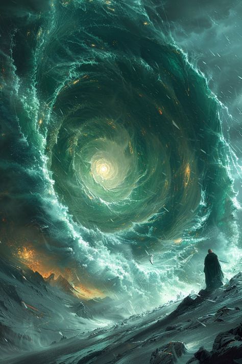 Ethereal Plane Dnd, Water Planet Concept Art, Other Worlds Art, Another World Aesthetic, Astral Temple, Realm Aesthetic, Dnd Ocean, High Fantasy Art, Space Fantasy Art