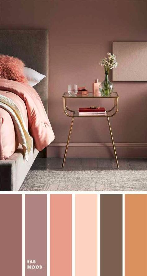 A Comprehensive Guide to Various Asian Paints Colour for Bedroom Bedroom Mauve, Mid Century Modern Bedroom Colors, Mauve Bedroom, Colors For Bedroom, Calming Bedroom Colors, Colorful Bedroom Design, Modern Bedroom Colors, Dark Bedroom Furniture, Mauve Blush