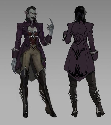 Rpg Monsters, Dnd Oc, Vampire Masquerade, Fantasy Outfits, Fantasy Demon, Dnd Ideas, Warcraft Art, Pirate Art, Character Design Girl