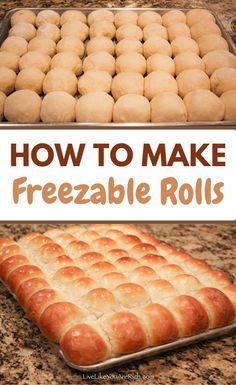 THE Dinner Rolls Recipe Homemade, Easy Yeast Rolls, Homemade Bread Dough, Homemade Yeast Rolls, Bread Dough Recipe, Freezer Dinners, Sweet Roll Recipe, Frozen Bread Dough, Freezable Meals