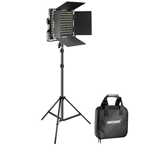 Neewer Bi-Color 660 LED Video Light and Stand Kit Include... https://www.amazon.ca/dp/B0744DR15F/ref=cm_sw_r_pi_dp_U_x_-yz.Bb6BCSE8B Shooting Stand, Light Stand, Led Video, Video Lighting, Studio Lighting, Color Temperature, Light Source, Led Color, Barn Door