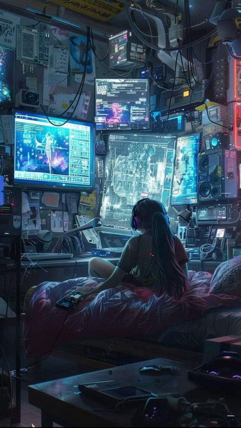 Cyberpunk Inventions, Cyberpunk Character Aesthetic, Futuristic Dystopian Aesthetic, Cyberpunk Lifestyle, Cyberpunk Bar, Cyberpunk Setting, Neon Cyberpunk Aesthetic, Cyberpunk Girl Art, Future Cyberpunk