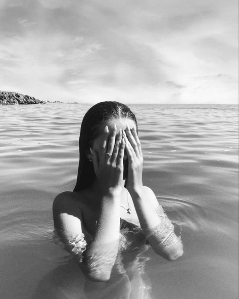 Sea Aesthetic, A Woman, Water