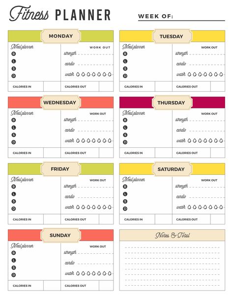 Food And Exercise Journal Printable, Work Out Calendar Printable, Workout Log Template, Exercise Log Template, Exercise Template, Planners 2024, Workout Log Printable, Journal Free Printable, Food Truck Business Plan