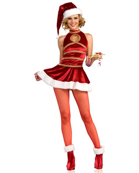 Womens Santas Helper Sexy Costume,$35.96 Santa's Helper Costume, Fancy Dress Womens, Christmas Elf Costume, Santa Dress, Christmas Lingerie, Santa Costume, Santa Outfit, Elf Clothes, Santa Helper