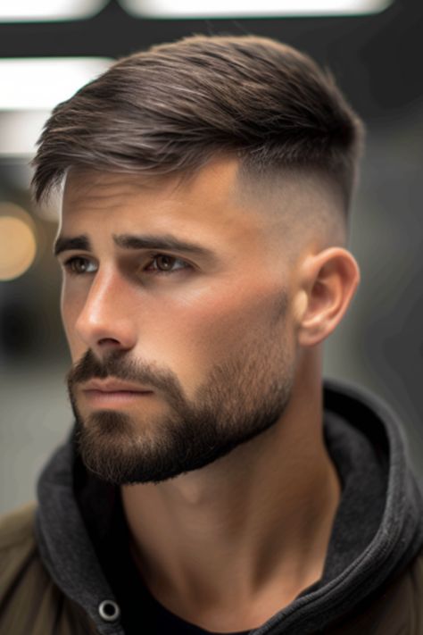 Men Haircut Thinning Hair, Side Fringe Hairstyles Mens, No Fade Haircut Men, Drop Fade Haircut Men, Fade With Long Hair On Top, Shag Cut With Curtain Bangs, High Fade Haircut Mens, Faded Haircut, Angular Fringe