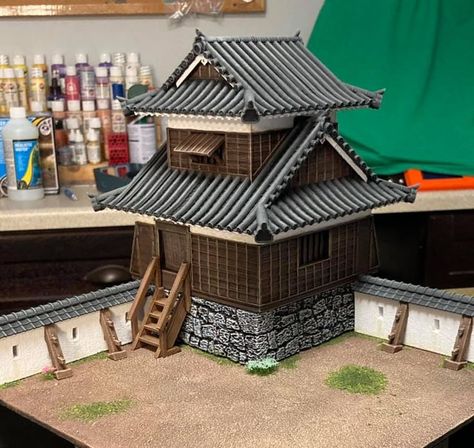 Feudal Japan House, Feudal Japan Village, Feudal Japan Architecture, Japan Village, Japanese House Design, Japanese Garden Landscape, Japan Temple, Mini Zen Garden, Japanese Tea House