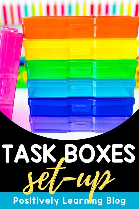 Ready to boost learning in your special education classroom? Dive into setting up a task box system, perfect for fostering independent skills and hitting those IEP goals for students of all skill levels. Goals For Students, Work System, Iep Goals, Resource Room, Positive Learning, Task Boxes, Special Education Resources, Special Education Students, Independent Work