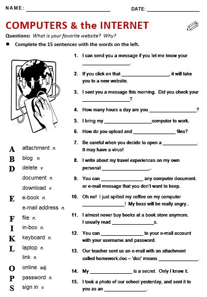 Picture Computer Vocabulary, Technology Worksheets, Technology Vocabulary, Computer Lab Lessons, Materi Bahasa Inggris, Teaching Computers, Computer Teacher, Esl English, About Computer