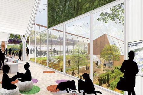 campus for the academy for global citizenship by studio gang Urban Farming Architecture, Sustainable Schools, Greenhouse Farming, Global Citizenship, Farm School, Plans Architecture, Urban Agriculture, Desain Lanskap, Kampot