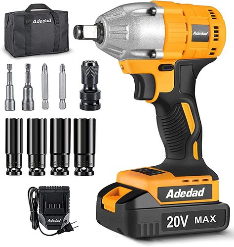 Power Tool Batteries, Impact Driver, Impact Wrench, Drill Driver, Nuts And Bolts, Wrench Set, Fast Charger, Home Repairs, Lithium Ion Batteries