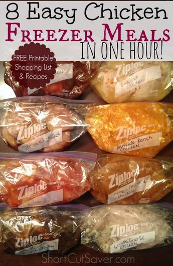 Freeze Meals, Chicken Freezer, Freeze Ahead Meals, Chicken Freezer Meals, Freezer Dinners, Slow Cooker Freezer Meals, Freezer Friendly Meals, Freezable Meals, Freezer Meal Planning