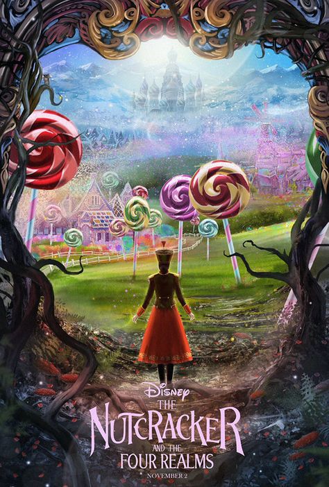 Nutcracker Movie, Disney Nutcracker, Nutcracker And The Four Realms, Good Animated Movies, Disney Movie Posters, New Disney Movies, Disney Live Action Movies, Night Film, Bon Film