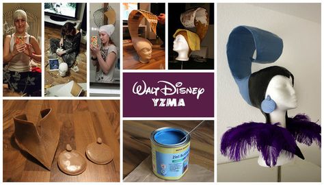 Yzma - Accessories Tutorial by Jacklinn Diy Yzma Headpiece, Izma Costume Diy, Izma Costume, Yzma Costume Diy, Yzma Cosplay, Winifred Costume, Nerdy Costumes, Yzma Costume, Baby Giraffe Costume