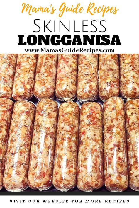 skinless longganisa recipe pampanga - Mama's Guide Recipes Skinless Longanisa Recipe Filipino, Skinless Sausage Recipes, Longganisa Recipe Homemade, Filipino Sausage Recipe, Longanisa Recipe Filipino, Ulam Pinoy Filipino Recipes, Longaniza Recipe, Longanisa Recipe, Longganisa Recipe