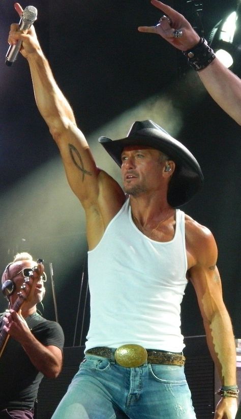 Country Music Stars, Tim Mcgraw, Country Music, White Shirt, A Man, Cowboy, Tattoos, Stars, For Sale