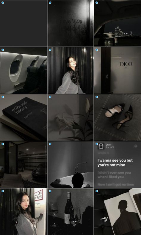 Bw Instagram Feed, Black White Instagram Feed, Dark Moody Instagram Feed, Profile Picture For Private Account, Dark Feeds Aesthetic Instagram, Aesthetic Instagram Feed Ideas Dark, Black And White Ig Feed, Dark Moodboard Aesthetic, Dark Feeds Aesthetic