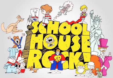 School House Rock!  This is the ultimate visual that teaches kids math, language arts, history, and other subjects. This singy songy application has been effective for many years! Of course this would be perfect in any class because School House Rock is something you can use at every age. DJ Best Cartoon Movies, Schoolhouse Rock, School House Rock, Morning Cartoon, Cartoon Photo, Saturday Morning Cartoons, Rock Songs, School House, Good Cartoons