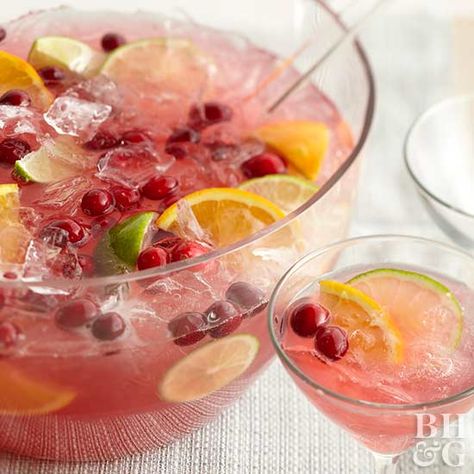 Tart or sweet, cold or hot, punch is the ideal solution for relaxed entertaining. No need to take drink orders -- just make up a batch before the party and serve, giving you time to enjoy your guests. Easy Holiday Cocktail Recipes, How To Make Punch, Easy Holiday Cocktails, Sherbet Punch, Christmas Punch, Rachel Hollis, Party Punch, Holiday Cocktail Recipe, Cooking Basics