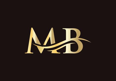 MB logo. Monogram letter MB logo design Vector. MB letter logo design Mb Logo Design, Mb Logo, Applying For A Job, Photoshop Pics, Best Makeup Brushes, Driving Photography, Letter Logo Design, Logo Banners, Cityscape Photos