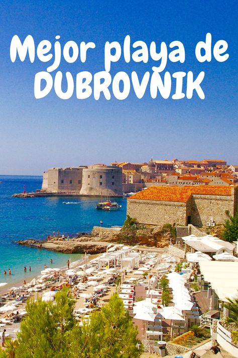 Dubrovnik es una ciudad increíble ideal para pasar unos días paseando entre sus calles, fortalezas y murallas medievales. 🙌🏼

Pero también tiene una playa espectacular con vistas del casco antiguo! 😍 Dubrovnik, Nature Travel, Croatia, Places To Travel, Vision Board, Water, Travel, Nature