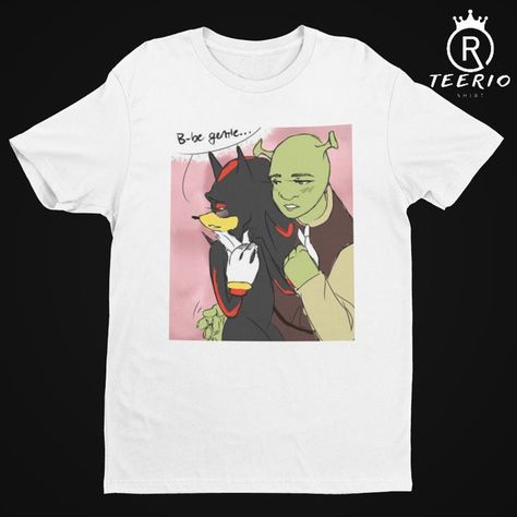 Shrek And Shadow Parody Sarcastic Rule 34 Fan Long Sleeve Check more at https://customizationtrend.com/shrek-and-shadow-parody-sarcastic-rule-34-fan-long-sleeve-1213/ Shrek Shirt, Goofy Shirt, Cute Kawaii Outfits, Oddly Specific, Silly Shirt, Funky Shirts, Cherry Crush, Cringe Meme, Kpop Shirts