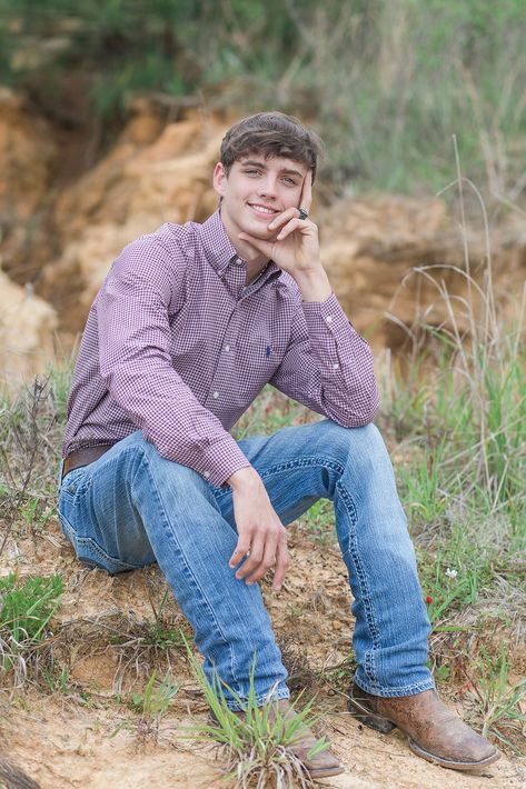 outdoor senior male Boy Senior Photos Nature, Senior Photos Guy Outdoor, Boys Senior Picture Ideas Farm, Outdoor Senior Picture Ideas For Guys, Boys Senior Picture Ideas Outdoors, Male Senior Pictures Poses Outdoor, Boy Senior Pictures Poses Outdoor, Athena Lee, Male Senior Photos