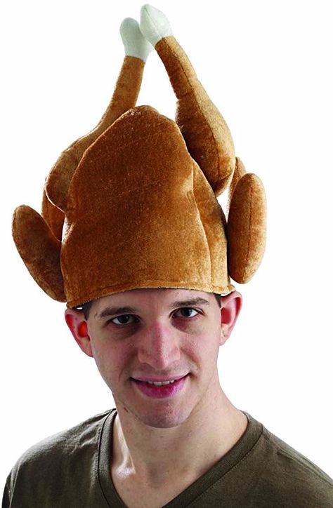 Thanksgiving roasted Turkey Hat Turkey Costume, Thanksgiving Hat, Turkey Hat, Thanksgiving Pictures, Turkey Trot, Holiday Costumes, Funny Hats, Cooking Turkey, Thanksgiving Parties