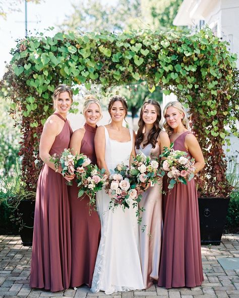 Bright Mauve Bridesmaid Dress, Lings Moment Dusty Rose, Dark Dusty Rose Wedding, Mauve Bridesmaid Dress Fall Wedding, Dark Mauve And Sage Green Wedding, Dark Dusty Rose Bridesmaid Dress, Blush Pink Bridesmaid Dresses Dusty Rose Wedding Bouquets, Dusty Rose And Plum Wedding, Canyon Rose And Dusty Rose Wedding