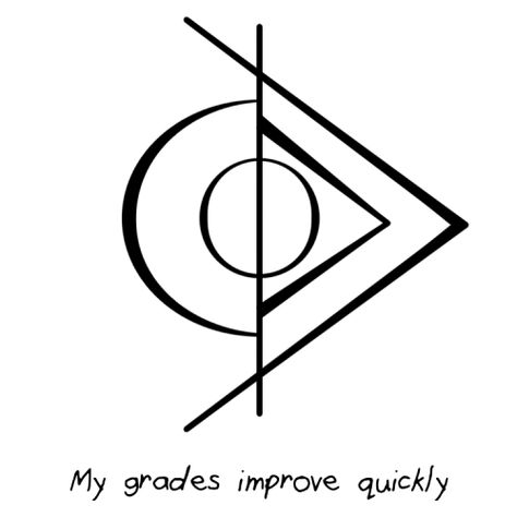 Sigil Athenaeum — Could you do something like my grades will improve... Witch Symbols, Sigil Tattoo, Magick Symbols, Wiccan Symbols, Witch Spirituality, Magic Spell Book, Healing Codes, Wiccan Spell Book, Magick Book