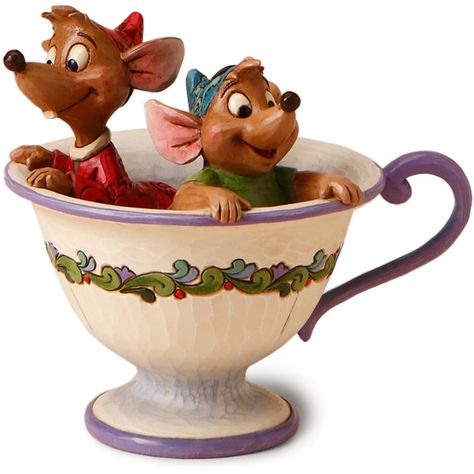 Enesco Tea for Two Jaq & Gus Teacup Figurine ($26) ❤ liked on Polyvore featuring home, home decor, disney home decor, disney figure and disney figurines Cinderella Jaq And Gus, Walt Disney Cinderella, Darth Vader Star Wars, Classic Disney Characters, Disney Traditions, Tea For Two, Disney Figurines, Lego Minecraft, Jim Shore