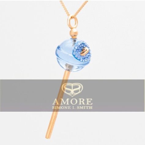 All new Amore by Simone I. Smith “A Sweet Touch of Hope” lollipop necklace in Blue available now online at kohls.com! Kohls Jewelry, Buying Jewelry, Lollipop, Lip Gloss, Belly Button Rings, Washer Necklace, Jewelry Inspiration, Jewelry Necklaces