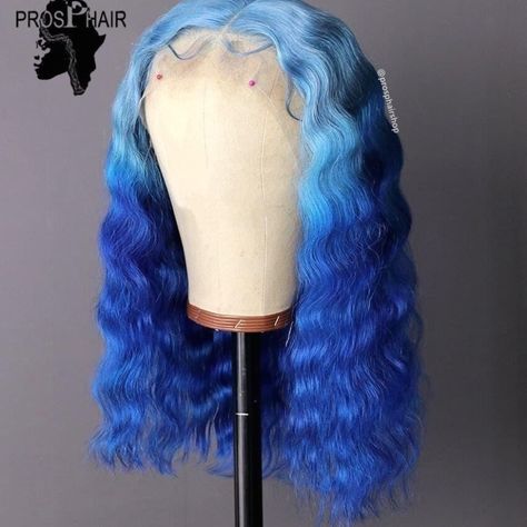 Curly Ombre, Purple Wig, Green Wig, Blue Wig, Pink Wig, Red Wigs, Human Virgin Hair, Straight Lace Front Wigs, Lace Hair