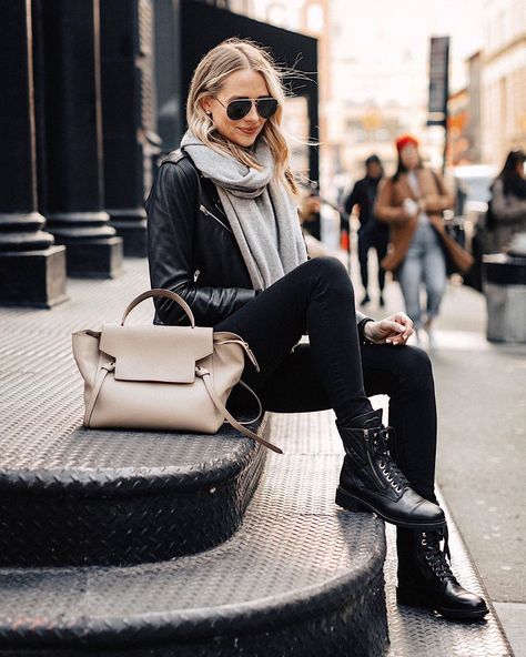 We’ve Found Our New Daily Uniform Rome Summer, Combat Boot Outfits, Combat Boot Outfit, Converse Outfits, Combat Boots Style, Nyc Street Style, Amy Jackson, Fashion Jackson, Black Combat Boots