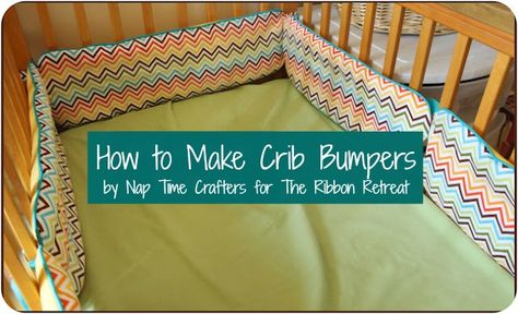 Crib Bumper Tutorial, Crib Bumpers, Baby Crib Bumpers, Bumper Pads For Cribs, Diy Crib, Cot Bumper, Crib Bumper, Mini Crib, Baby Projects