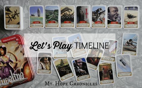 Timeline Game Review @ Mt. Hope Chronicles Cc Timeline, Science Unit Studies, The Politician, The Professor, School Schedule, Unit Studies, Homeschool History, Classical Conversations, Science Units