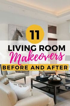 11 living room makeover ideas, check out the before and after inspiration. Living room decor ideas to start DIY. #livingroom #diy #diyhomedecor #livingroommakeover #homedecordiy Dining And Living Room, Room Update, Room Remodel, Living Room On A Budget, Room Transformation, Living Room Remodel, Living Room Diy, Room Remodeling, Living Room Makeover