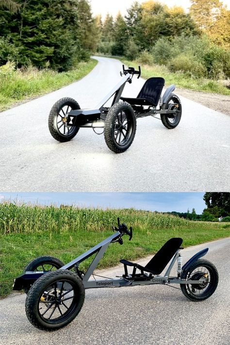 Exploring the great outdoors: An overview of the Cross off-road trike 4 Wheel Bicycle, Custom Bikes Cafe Racers, Electric Bike Diy, Bike Hacks, Trike Bicycle, Small Travel Trailers, Recumbent Bicycle, Toy Wagon, Reverse Trike