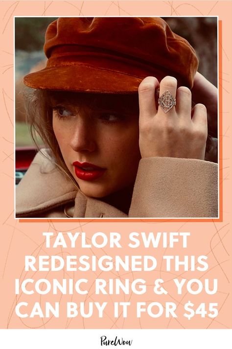 There's a special meaning to a new ring being sold in Taylor Swift's official store. Taylor Swift Ring, Taylor Swift Red Era, Taylor Swift Red Album, 15 Taylor Swift, Taylor Version, Taylor Swift Costume, Celebrity Wedding Photos, Taylor Swift Dress, Red Era