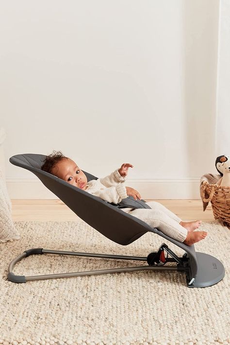 About this item: No infant insert needed Oeko Tex Certification Jpma certified/recommended Easy adjustment to 3 different positions Lays flat for easy storage Baby Bjorn Bouncer, Best Baby Bouncer, Baby Registry List, Newborn Stroller, Baby Swing, Baby Bjorn, Baby Bouncer, Chic Baby, Everyday Heroes