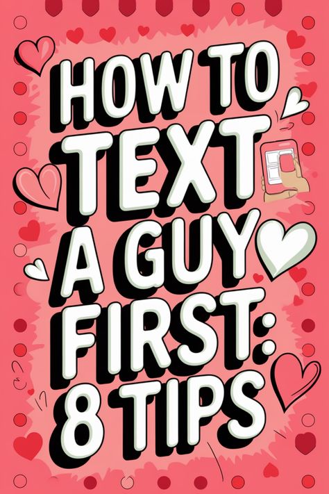 Looking to make the first move? Learn how to text a guy first with these 8 essential tips! Taking the initiative can be nerve-wracking but these strategies will help you feel confident and in control. Whether it's sparking up a conversation or making plans, these tips will guide you on approaching that special someone. Start the conversation on your own terms and show him your interest with thoughtful messages. Master the art of texting first and watch as your connection grows stronger each day. How To Text A Guy First Messages, How To Text, How To Text A Guy, How To Start A Conversation With A Guy, Texting First, Texting Etiquette, Make The First Move, Thoughtful Messages, Funny Anecdotes