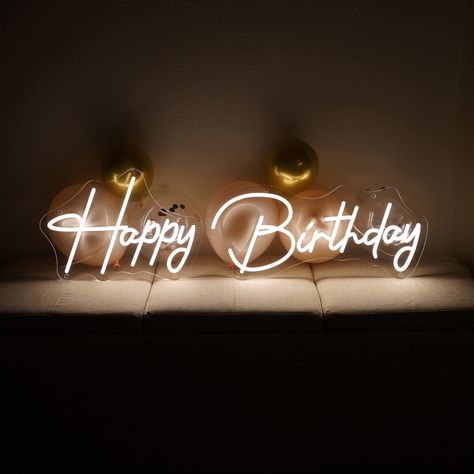 Neon Happy Birthday Sign, Happy Birthday 20, Happy Birthday Neon Sign, Happy Birthday 23, Birthday Neon Sign, Happy Birthday Neon, Happy 12th Birthday, Happy Birthday Sign, Birthday Lights