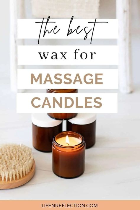 How to Make Massage Candles for a Spa-Worthy Experience Lotion Candle Recipe, Massage Oil Candle Diy, Diy Massage Candle, Massage Candle Recipe, Diy Massage Oil, Diy Beauty Gifts, Candle Scents Recipes, Candle Making Recipes, Massage Candles