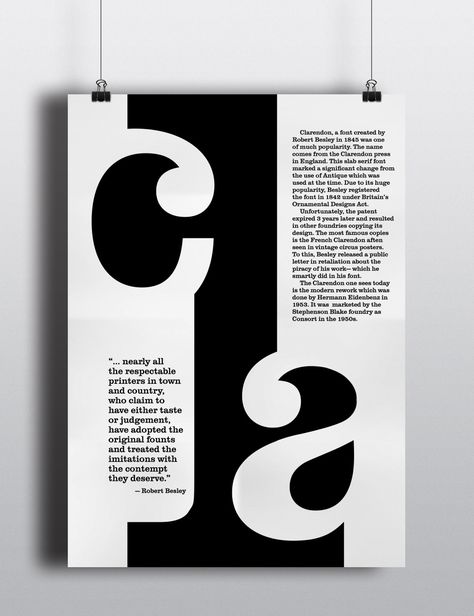 Clarendon Type Posters on Behance Layout Editoriale, Typeface Poster, Poster Grafico, Typographic Poster Design, Mises En Page Design Graphique, Typographie Inspiration, Typography Book, 타이포그래피 포스터 디자인, Plakat Design